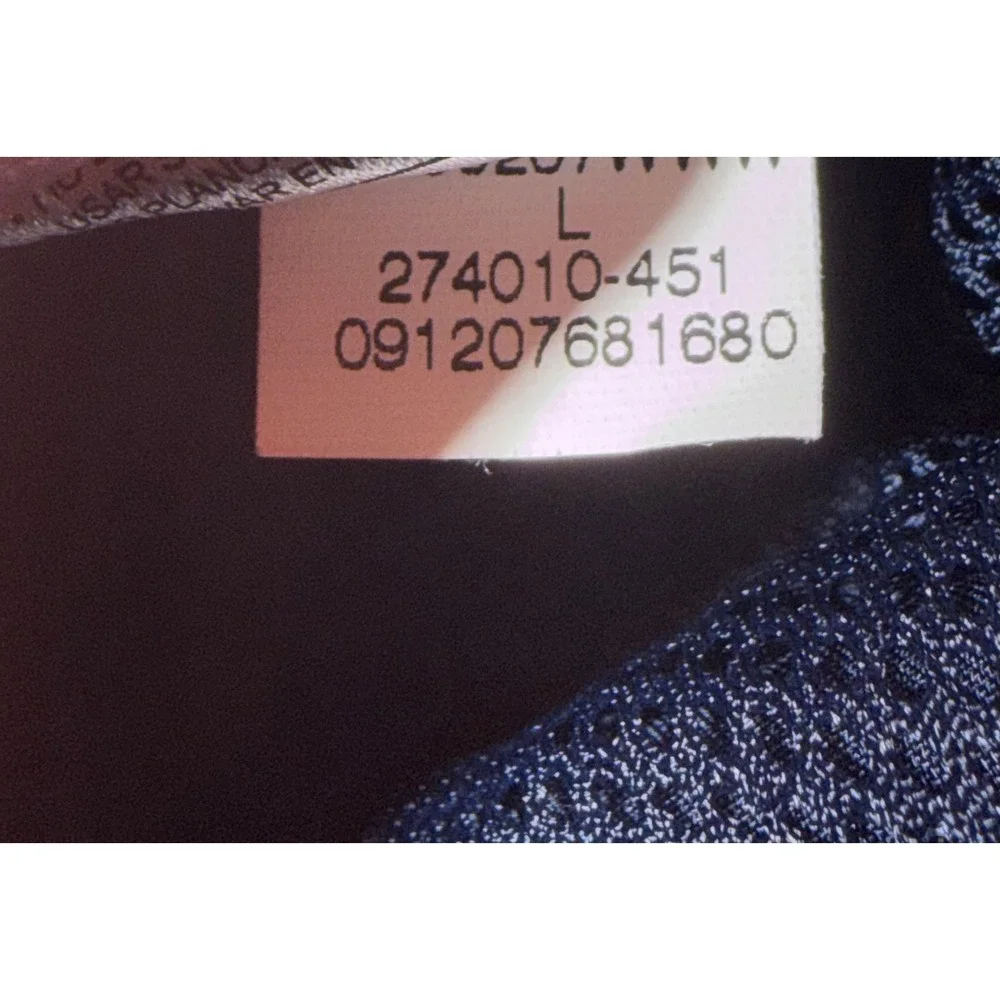 VTG Y2K Nike Sportswear Men Navy Blue Mesh Lined Baggy Track Pants Sz Large